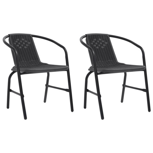 Homebase plastic on sale garden chairs